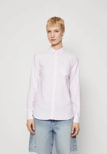 Блузка-рубашка FITTED OXFORD Gap, цвет pink