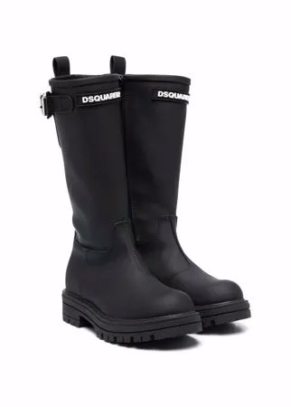 Dsquared2 Kids ботинки на рифленой подошве