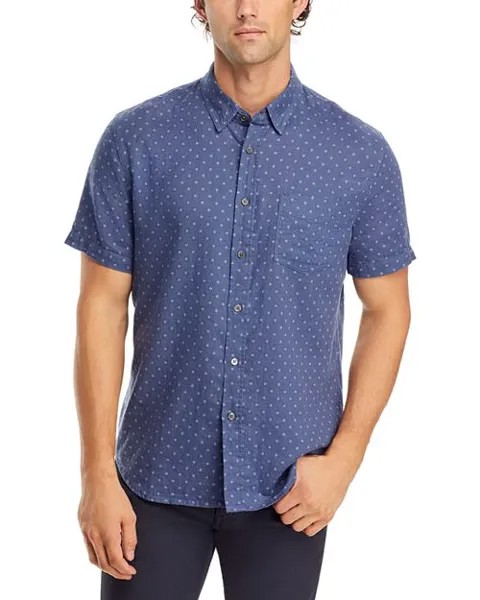 Рубашка с коротким рукавом Carson Rails, цвет Blue