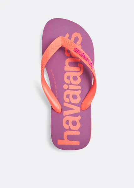 Шлепанцы HAVAIANAS Top Logomania II flip flops, розовый