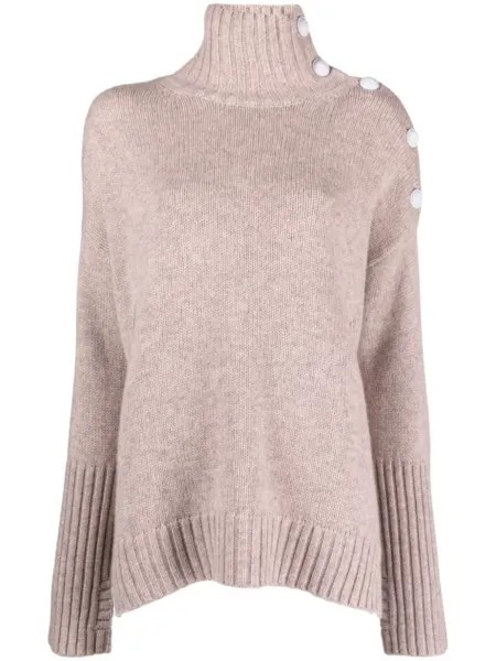 Zadig&Voltaire кашемировый джемпер Alma с логотипом, розовый