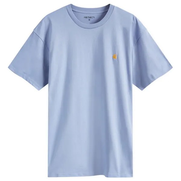 Футболка Carhartt Wip Chase T-Shirt, цвет Charm Blue & Gold