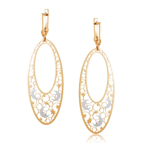 Серьги женские из золота ЮВЕЛИР КАРАТ 1023900