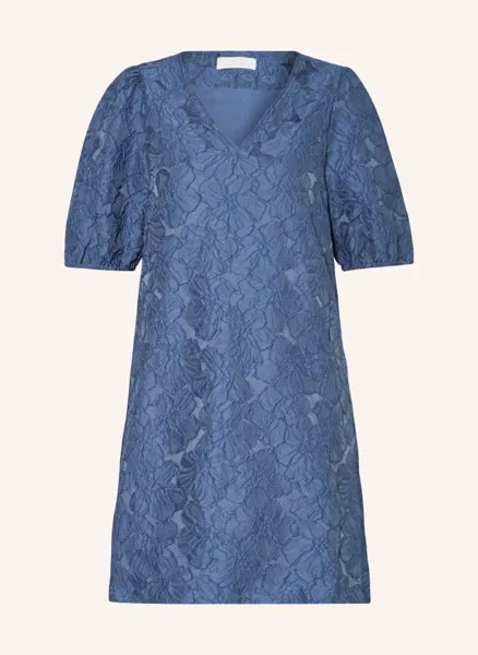 Жаккардовое платье Rich&Royal, синий