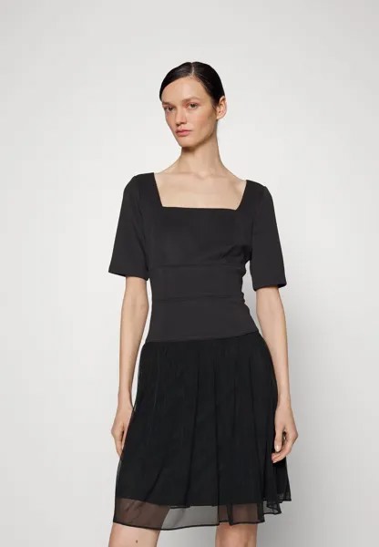 Платье из джерси DKNY, черный