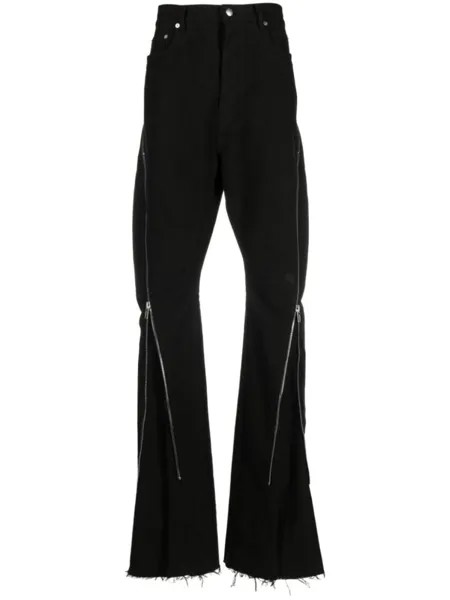 Rick Owens длинные джинсы средней посадки, черный