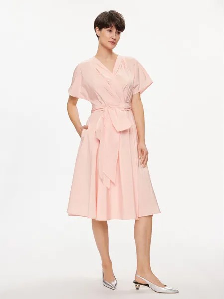 Платье-рубашка а-силуэта Weekend Max Mara, розовый