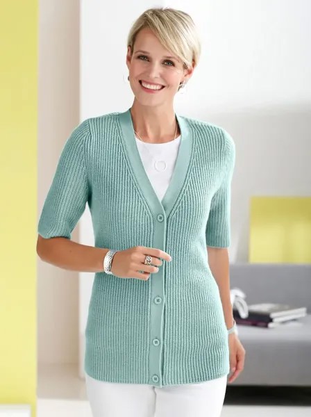 Классический кардиган Basics Classic Basics, мятный
