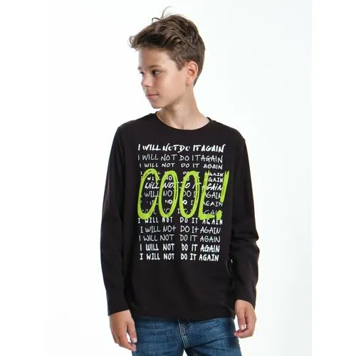 Лонгслив Mini Maxi, размер 134, черный