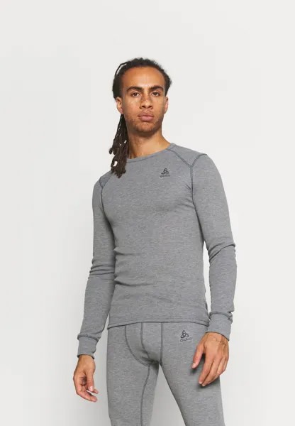 Майка Crew Neck ODLO, цвет odlo steel grey melange