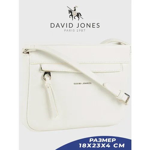 Сумка кросс-боди DAVID JONES, белый