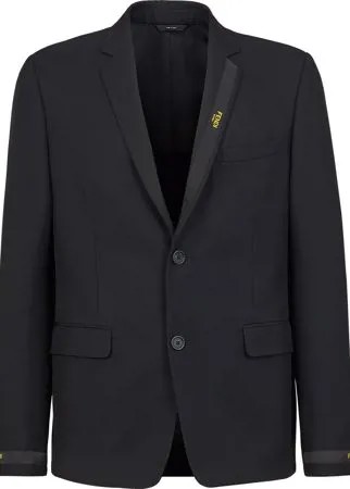 Fendi пиджак с логотипом