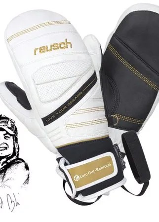 Перчатки Reusch Lara Gut (White/Gold 7.0)