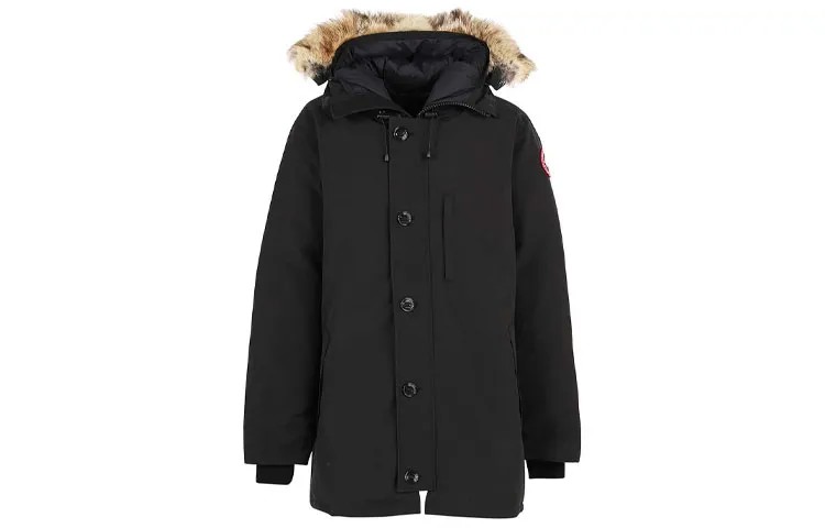 Мужской пуховик Canada Goose, черный