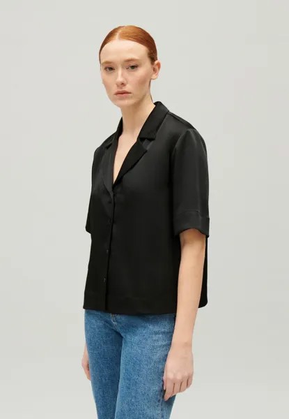 Рубашка Fluide Manches Courtes Claudie Pierlot, черный