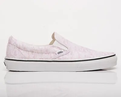 VANS Classic Slip-On унисекс мужские и женские кроссовки Cradle розового и белого цвета Lifestyle