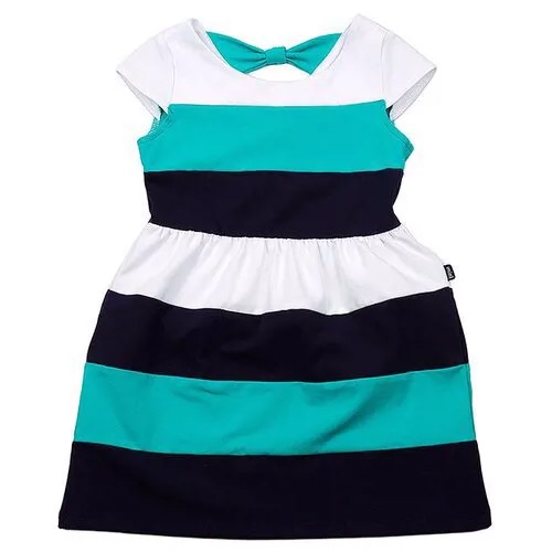 Платье Mini Maxi, размер 98, черный, зеленый