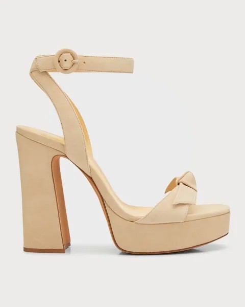 Замшевые сандалии на платформе Clarita Curve Alexandre Birman