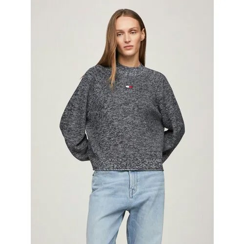 Свитер Tommy Jeans, размер L, , темно-синий