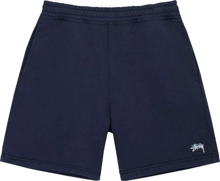 Шорты Stussy Overdyed Stock Logo Short 'Navy', синий