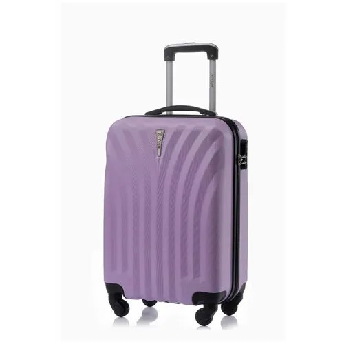 Чемодан L'case Phuket Ch0693, 40 л, размер S, фиолетовый