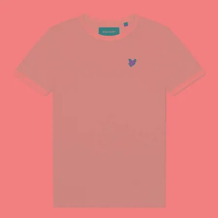 Женская футболка Lyle & Scott Ringer, цвет фиолетовый, размер S