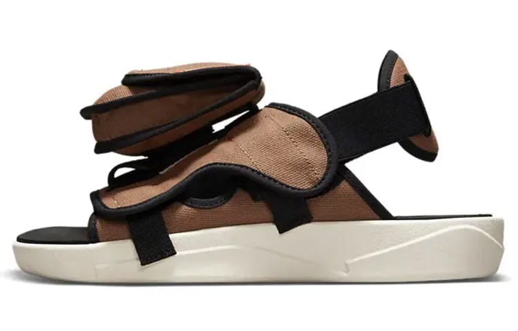 Шлепанцы Air Jordan LS черный/коричневый