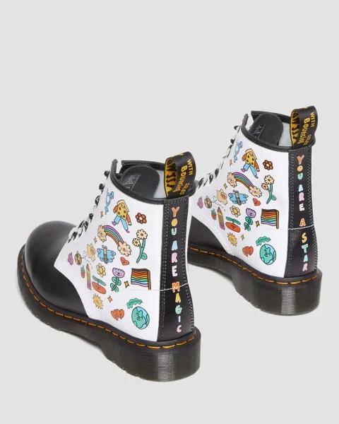 Кожаные сапоги 1460 Wednesday Holmes For Pride Dr. Martens