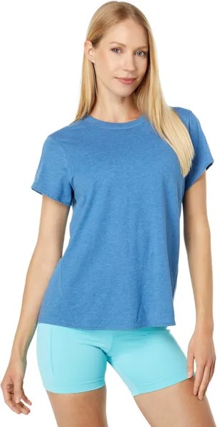 Футболка Brooks Distance Short Sleeve, цвет Heather Blue Ash