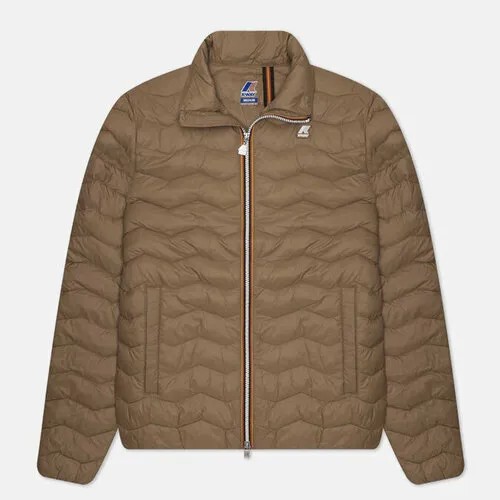 Куртка K-WAY valentine eco warm демисезонная, подкладка, размер s, бежевый
