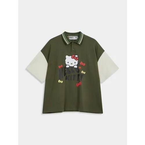Поло OPEN YY Kitty x YY, размер S/M, Khaki