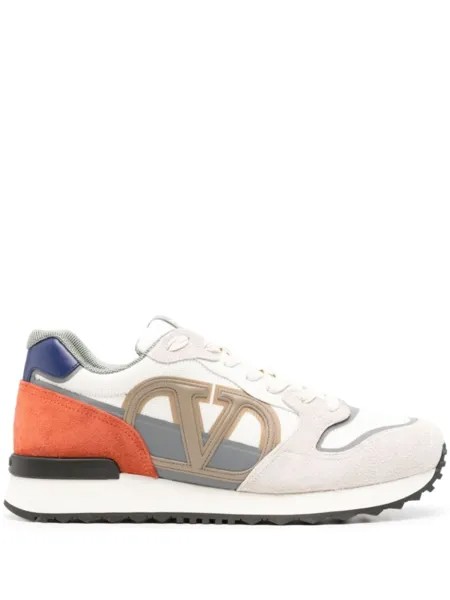 Кроссовки Valentino Garavani VLogo Pace на шнуровке, белый