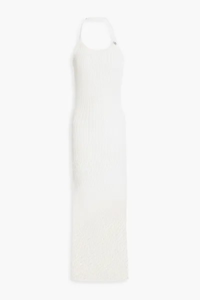 Платье миди из смесового хлопка, связанное крючком. 1017 Alyx 9Sm, цвет Off-white