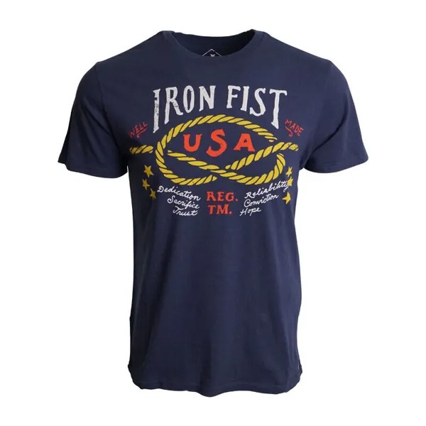 ФУТБОЛКА IRON FIST МУЖСКАЯ США ТЕМНО-СИНЯЯ