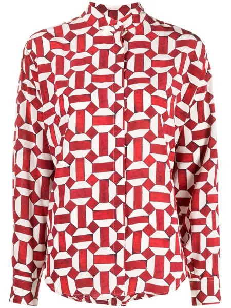 Isabel Marant блузка Cade с геометричным принтом