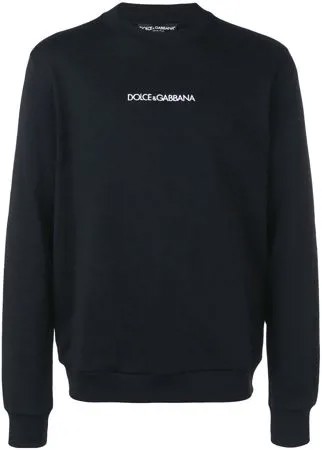 Dolce & Gabbana толстовка с контрастным логотипом