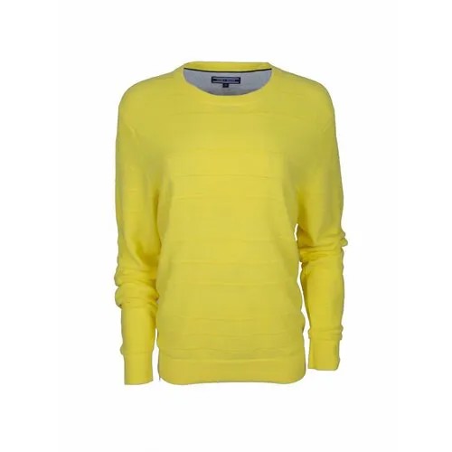 Пуловер TOMMY HILFIGER, размер 50, желтый