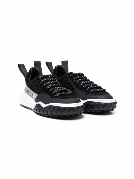 Dsquared2 Kids кроссовки Grip на шнуровке