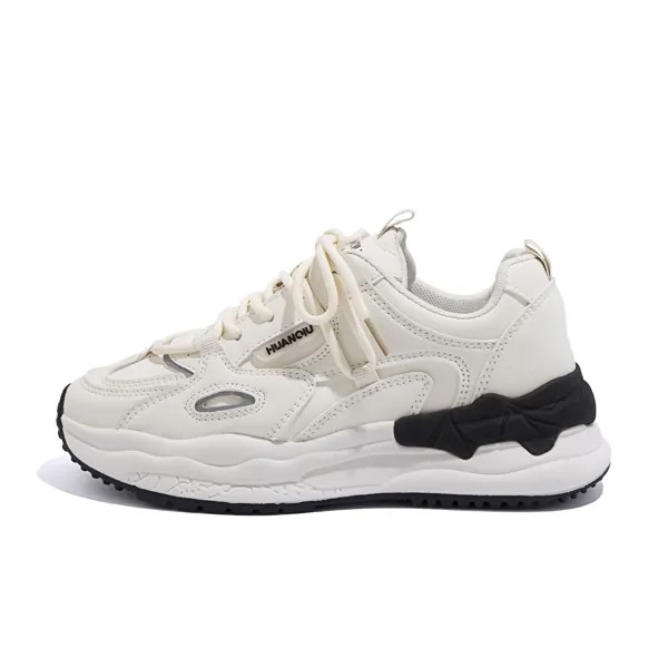 Кроссовки HUANQIU Chunky Sneakers Women's Low-top, цвет Rice blue mesh (women's shoes)