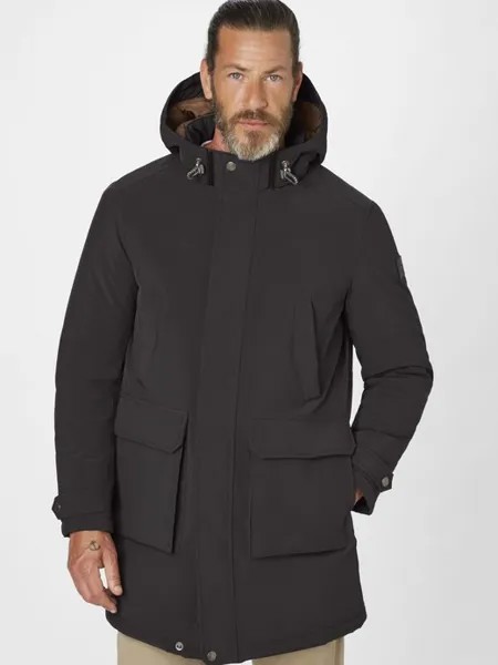 Бостонская длинная куртка S4 Jackets, черный