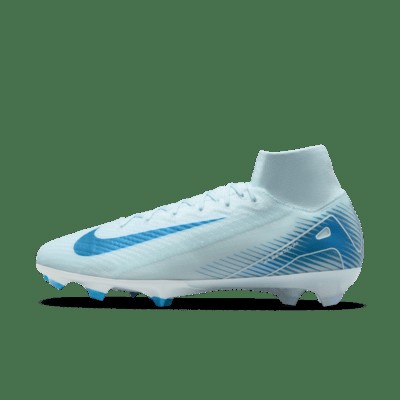 Бутсы Nike Mercurial Superfly 10 Elite FG High-Top Soccer Cleats, цвет Glacier Blue/Blue Orbit