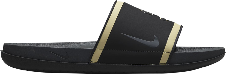 Сандалии Nike NFL x OffCourt Slide 'New Orleans Saints', черный