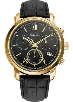 Швейцарские наручные  мужские часы Adriatica 8193.1264CH. Коллекция Chronograph