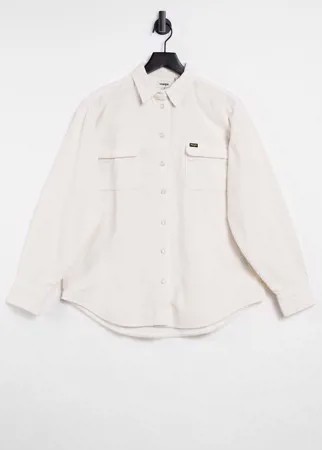 Белая свободная рубашка из вельвета Wrangler-Белый