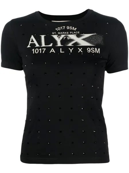 1017 ALYX 9SM футболка с логотипом, черный