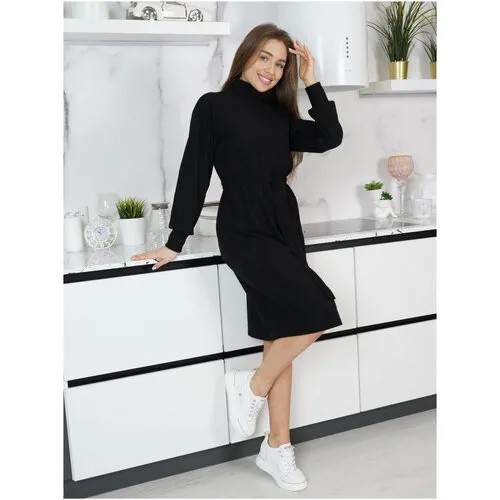 Платье LOVETEX.STORE, размер 50, чёрный