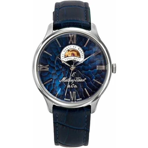 Наручные часы Mathey-Tissot Швейцарские механические наручные часы Mathey-Tissot MC1886ABU, синий