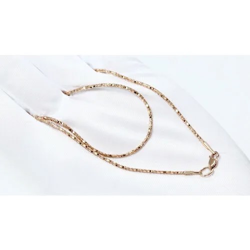 Цепь Diamant online, красное золото, 585 проба, длина 40 см, средний вес 6.77 г, золотистый