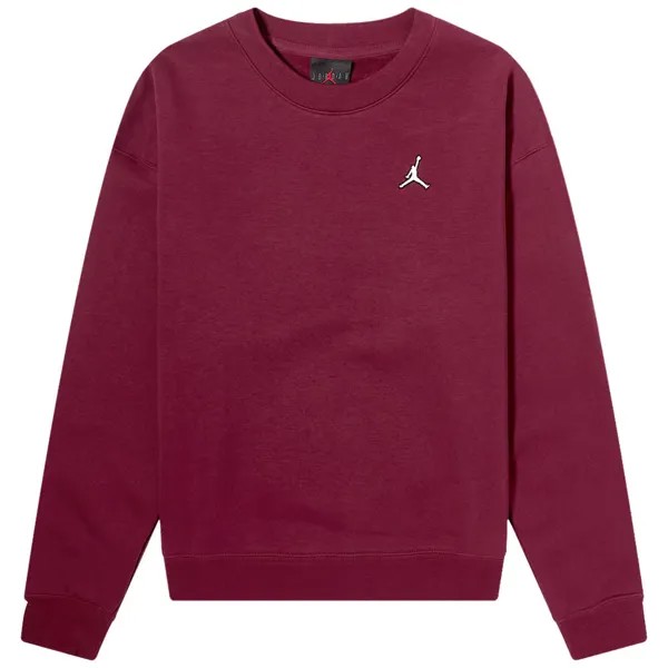 Толстовка Air Jordan Essential Fleece Crew, бордовый
