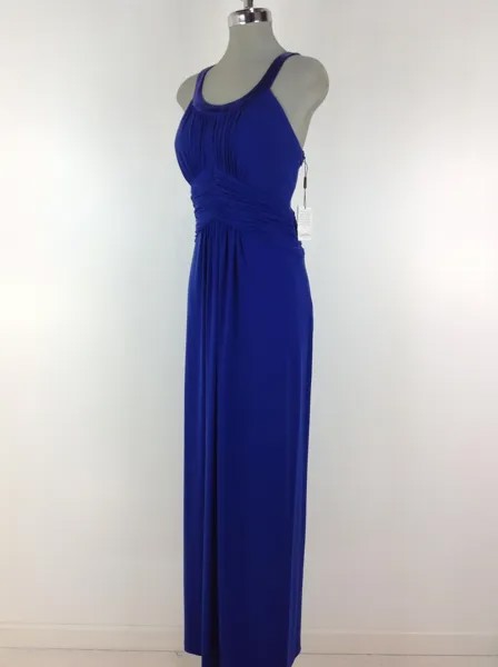 Calvin Klein NWT Atlantis синее сексуальное вечернее платье с бретелькой на бретельках, размер 6